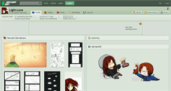 Desktop Screenshot of light-love.deviantart.com