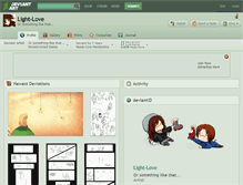 Tablet Screenshot of light-love.deviantart.com