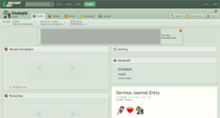 Desktop Screenshot of kisukeplz.deviantart.com