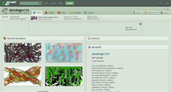 Desktop Screenshot of darkdragon124.deviantart.com