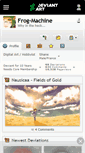 Mobile Screenshot of frog-machine.deviantart.com