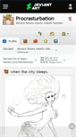 Mobile Screenshot of procrasturbation.deviantart.com