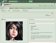 Tablet Screenshot of demiart.deviantart.com