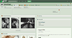 Desktop Screenshot of karasurogue.deviantart.com