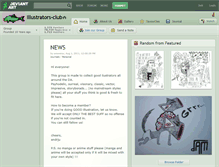 Tablet Screenshot of illustrators-club.deviantart.com