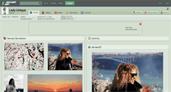 Desktop Screenshot of lady-unique.deviantart.com