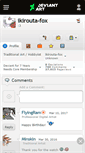 Mobile Screenshot of ikirouta-fox.deviantart.com