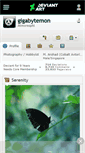 Mobile Screenshot of gigabytemon.deviantart.com