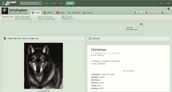 Desktop Screenshot of grimgryphon.deviantart.com