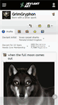 Mobile Screenshot of grimgryphon.deviantart.com