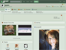 Tablet Screenshot of peams.deviantart.com