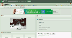 Desktop Screenshot of makar013.deviantart.com