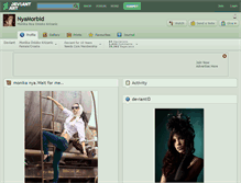 Tablet Screenshot of nyamorbid.deviantart.com