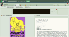 Desktop Screenshot of drowin.deviantart.com