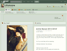 Tablet Screenshot of ltrizamustang.deviantart.com