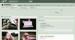 Desktop Screenshot of crmsnphnx.deviantart.com