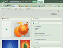 Tablet Screenshot of mr-iphone.deviantart.com