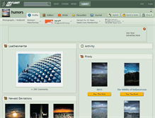 Tablet Screenshot of humors.deviantart.com