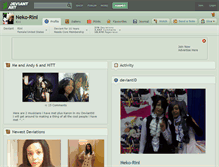 Tablet Screenshot of neko-rini.deviantart.com