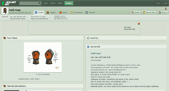 Desktop Screenshot of mel-rose.deviantart.com