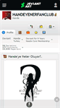 Mobile Screenshot of handeyenerfanclub.deviantart.com