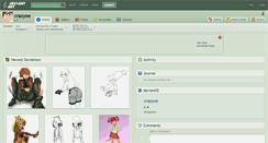 Desktop Screenshot of crazyoe.deviantart.com
