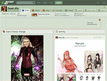 Tablet Screenshot of dead-jilly.deviantart.com