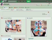 Tablet Screenshot of bobsmade.deviantart.com
