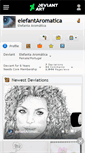 Mobile Screenshot of elefantaromatica.deviantart.com