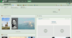 Desktop Screenshot of hallodu1997.deviantart.com