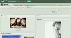 Desktop Screenshot of hammo.deviantart.com