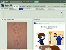 Tablet Screenshot of daxter100.deviantart.com