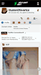 Mobile Screenshot of illusionofavarice.deviantart.com