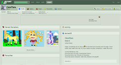 Desktop Screenshot of claratiara.deviantart.com