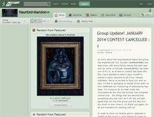 Tablet Screenshot of haunted-mansion.deviantart.com