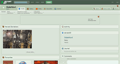 Desktop Screenshot of dukehowl.deviantart.com