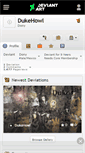 Mobile Screenshot of dukehowl.deviantart.com