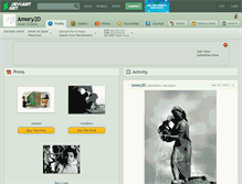 Tablet Screenshot of amory2d.deviantart.com