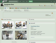 Tablet Screenshot of guardsman-dave.deviantart.com