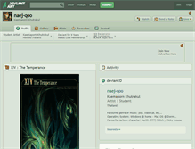 Tablet Screenshot of naej-qoo.deviantart.com