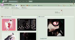 Desktop Screenshot of invader-kyra.deviantart.com