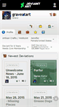 Mobile Screenshot of graveatart.deviantart.com