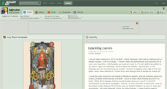 Desktop Screenshot of hairwire.deviantart.com
