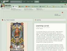 Tablet Screenshot of hairwire.deviantart.com