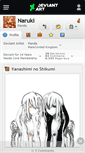 Mobile Screenshot of naruki.deviantart.com