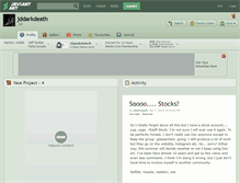 Tablet Screenshot of jddarkdeath.deviantart.com