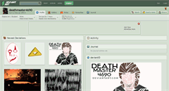Desktop Screenshot of deathmaster4690.deviantart.com