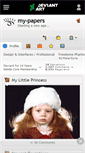 Mobile Screenshot of my-papers.deviantart.com