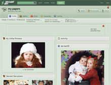 Tablet Screenshot of my-papers.deviantart.com