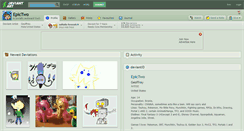 Desktop Screenshot of epictwo.deviantart.com